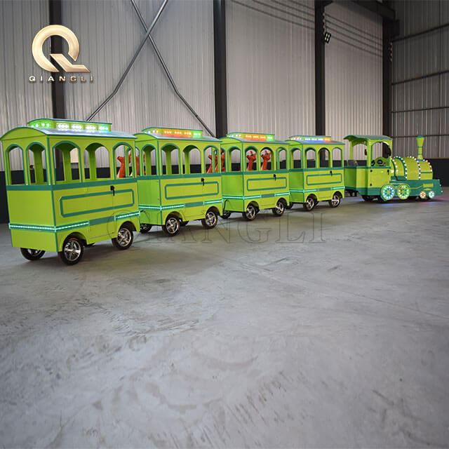 Forest Trackless train