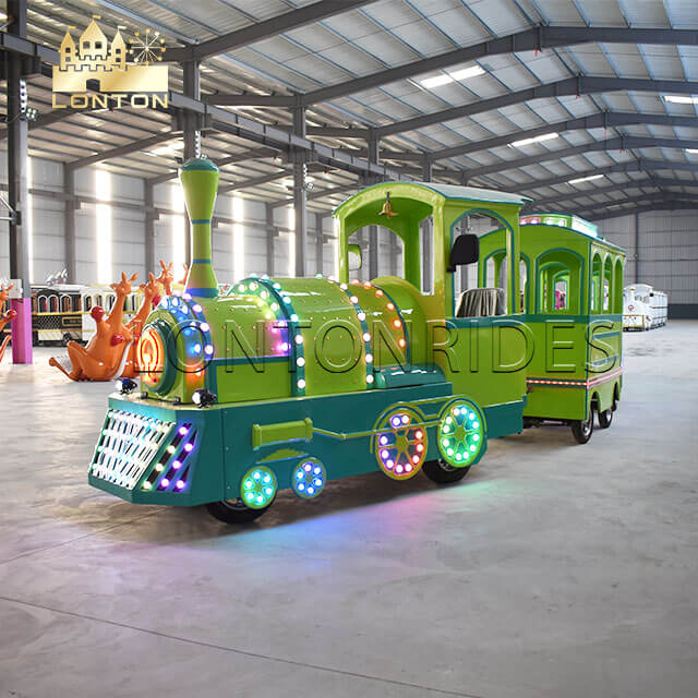 Forest Trackless train